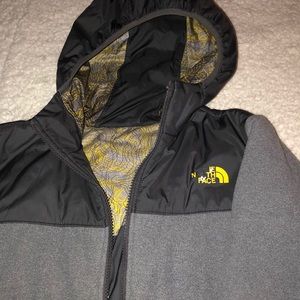 The North Face coat. Reversible.